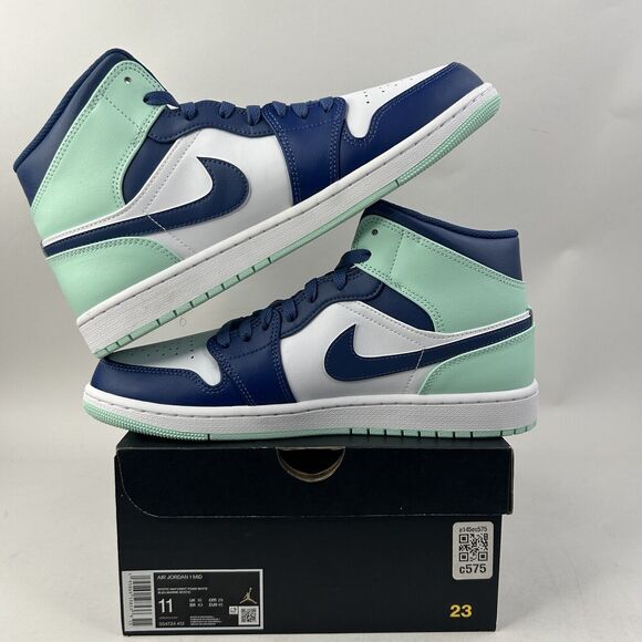 Nike Shoes Air Jordan 1 Mid Retro “Mystic Navy" 2024 - Picture 3 of 5